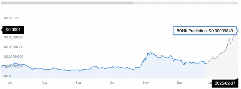 BONK PRICE CHART