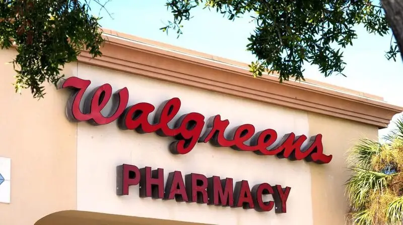 Walgreens storefront with pharmacy signage