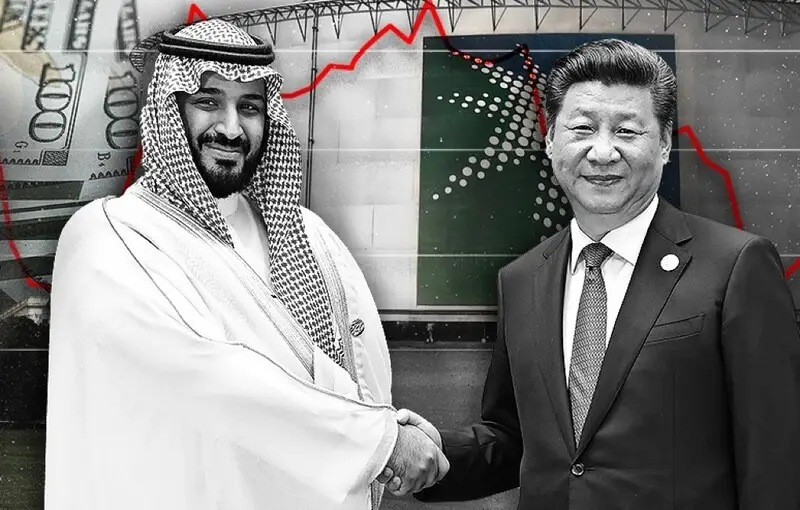 china saudi arabia oil us dollar yuan riyal currency brics