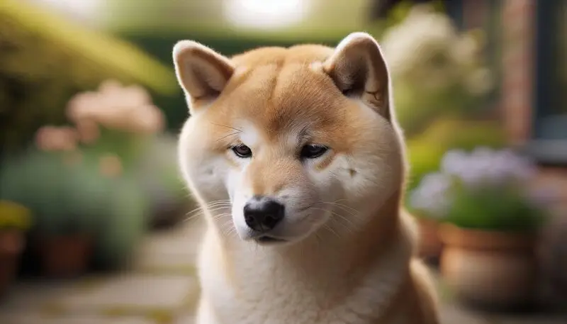 shiba inu sad