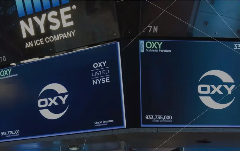 Occidental Petroleum OXY stock market