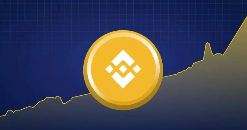 binance coin blue