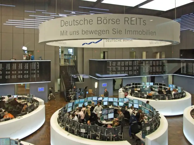 Trading hall of Deutsche Börse