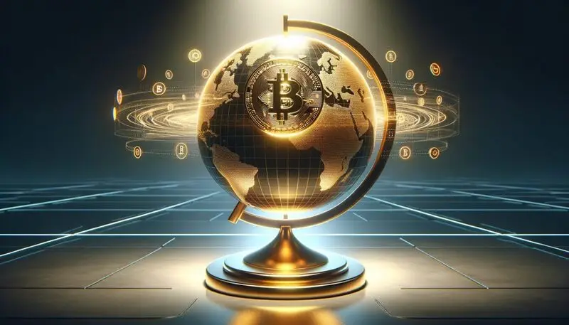 Bitcoin globe