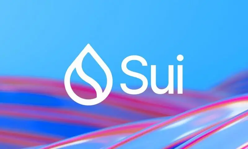 SUI with flowy colorful background