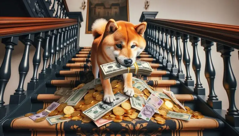 shiba inu money gold