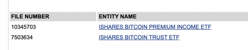 Screenshot of BlackRock’s latest filing by Eric Balchunas