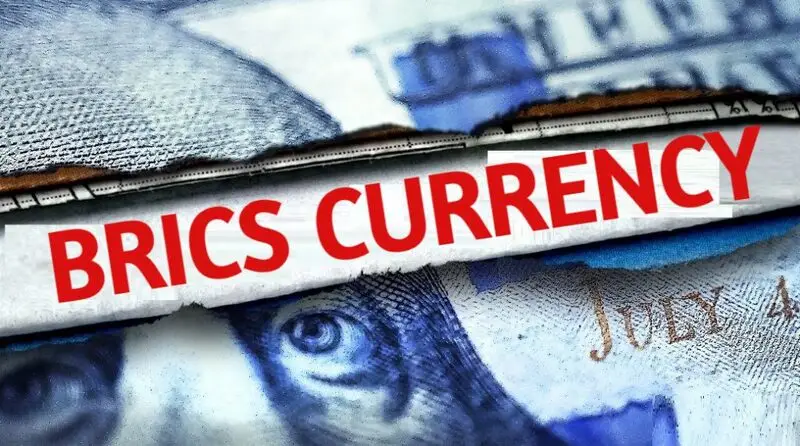 BRICS Currency US Dollar Bill Eyes