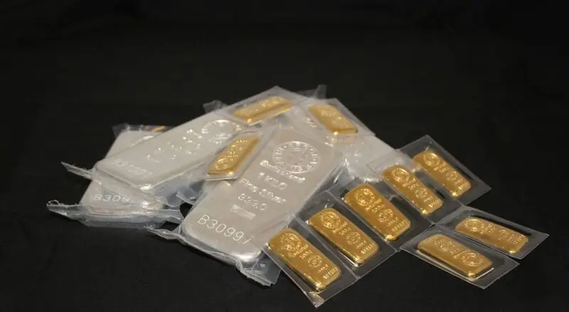 Gold and Silver bars