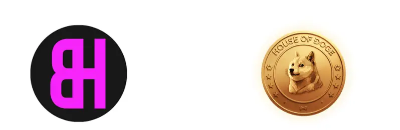 Brag House Holdings logo and House of Doge coin image