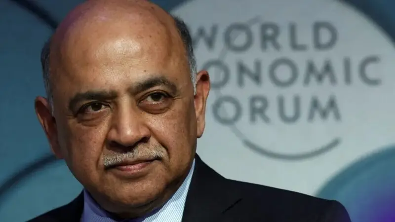 President and CEO of IBM Arvind Krishna attends the 55th annual World Economic Forum meeting in Davos