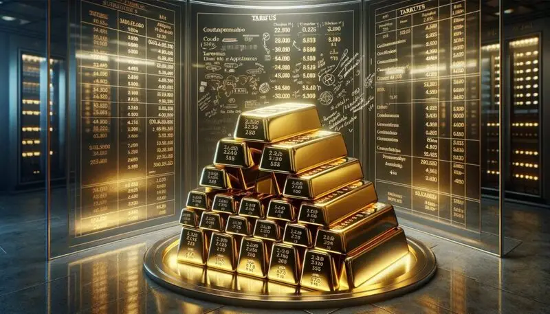 gold stacks tariffs background