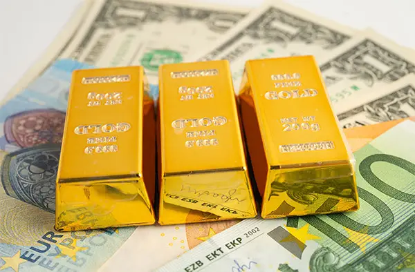 gold bars fiat currencies