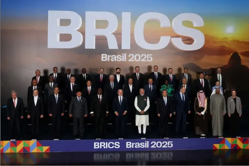 brics leaders at 2025 summit brazil