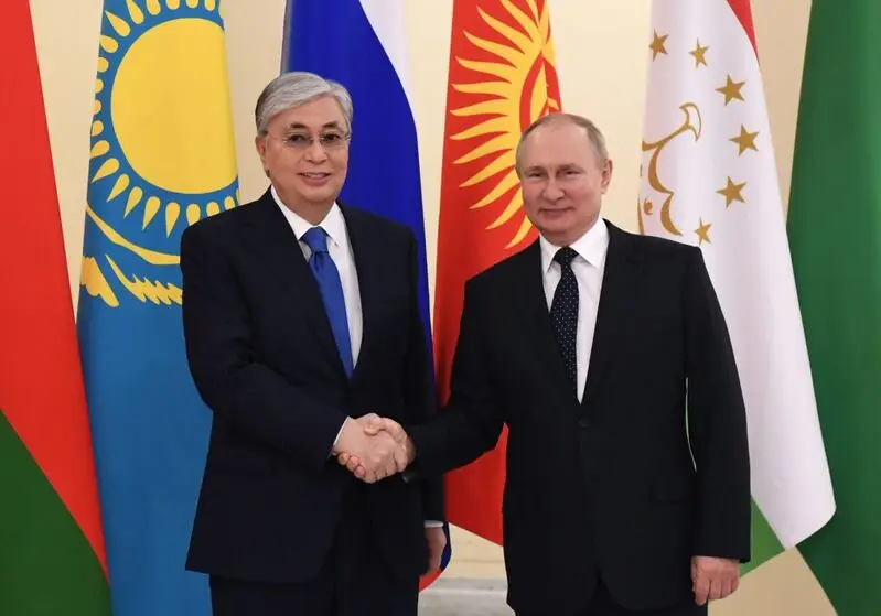 kassym jomart tokayev vladimir putin russia kazakhstan president
